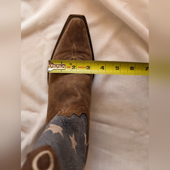 Shyanne Women's American Flag Snip Toe Cowgirl Boots Size 8.5M - Picture 8 of 10